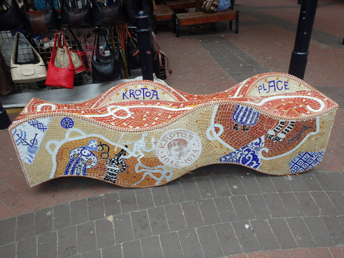 Love Seat Bench, St George's Mall.